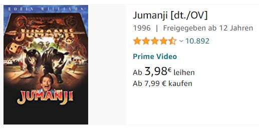 Jumanji - Diese Spiele haben sich vom Film inspirieren lassen 1